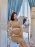 优美珍日本托腹带孕妇专用春夏款耻骨痛护腰带孕中期孕妇护腰孕晚期专用 肤色 L 实拍图