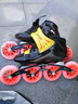 bart 速滑鞋竞速鞋儿童成人专业轮滑热塑碳纤大轮速度溜冰鞋旱冰鞋 黑色热塑高配（三轮四轮请备注） 42 实拍图