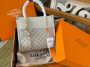 LORFFINY轻奢侈新品牌包包女包时尚新款女士手提包小包七夕情人节生日礼物 米白色 品牌专柜礼盒装 小包 实拍图