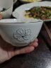 顺祥 碗碟套装家用中式轻奢金边陶瓷高档饭碗汤面碗组合简约碗盘餐具 8英寸汤碗 单个 实拍图