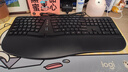 SANWA SUPPLY 人体工学有线键盘 腕托一体 附四向滚轮 附脚架 GSKBERG3 黑色 有线 实拍图