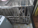 金百特【满焊加粗全方管】不锈钢狗笼子大型犬宠物狗屋狗别墅金毛哈士奇 【全方管】-长110*宽72*高95-萨摩 金毛等 组装款满焊 实拍图