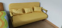 星奇堡 沙发床可折叠两用多功能双人折叠床单人小户型家用沙发 190*150CM 黄色(带腰枕） 实拍图