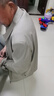 罗蒙（ROMON）翻领夹克男秋季中老年干部装外套商务休闲爸爸装JK001 实拍图