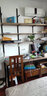 峰发 北欧实木书桌书架一体组合办公桌美式LOFT电脑桌家用台式写字桌 180*60*75厚5cm带书架（要打孔） 实拍图