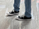 匡威（Converse）官方 All Star男女经典低帮帆布鞋黑色101001 101001/黑色 43 晒单实拍图