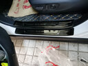 车改仕适用20-24款丰田RAV4荣放门槛条威兰达专用迎宾踏板rv4改装饰配件 荣放【内+外门槛】8片【银色黑标 实拍图