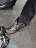 美绮尔雨天鞋套加厚防滑耐磨底防水便携透气雨鞋套 茶色 42-43 实拍图