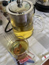 金灶（KAMJOVE）加厚玻璃泡茶壶飘逸杯茶壶不锈钢过滤内胆茶壶办公室茶具花茶壶 A-03（500ml）搭配茶杯4个装 实拍图