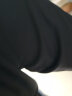 红豆（Hodo）短袖衬衫男莫代尔爽滑纯色舒适短袖衬衣 S1黑色 41  实拍图