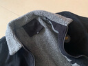 啄木鸟 夹克男士外套加绒加厚灯芯绒秋冬季新款羊羔毛外套宽松 HL-YT-A350-A2122黑色 5XL (180斤-195斤) 实拍图
