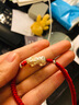 玖长时【吉祥】999纯银貔貅脚链男女士款情侣一对足银本命年红绳脚饰 红绳款 实拍图