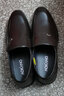 奥康男鞋秋季男士正装鞋商务牛皮皮鞋男真皮套脚中年爸爸鞋低帮透气 棕色115111036LH 37 实拍图