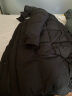 鸭鸭（YAYA）奶奶装羽绒服女冬季新款老人60岁中老年女装妈妈装复古外套XB 紫红色-YE3B621525J XL 建议100-115斤 实拍图