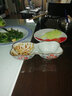 LICHEN日式陶瓷异形料碟酱醋碟调味碗和风系列餐具釉下彩手绘 红富贵双格味碟 实拍图