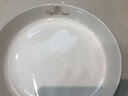 富彩陶瓷盘子菜盘家用欧式金边可微波简约时尚陶瓷加厚圆形餐盘碟组合套装 10碗10盘-碗4.5+盘 8英寸 实拍图