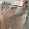 安踏（ANTA）百搭卫衣男女情侣针织小logo户外运动休闲打底衫套头衫 【易打理修饰肩线】松烟灰7705-3 XL 实拍图