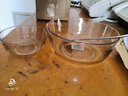 莫依冉纳钢化玻璃碗微波炉汤碗水果沙拉碗杰之蓝家用饭碗打蛋碗餐具  琥珀色两件套 实拍图