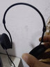 声丽（SENICC） SH-903时尚后挂耳机台式机笔记本电脑头戴式耳机耳麦重低音立体声单双插头手机通用音乐耳机 耳挂式耳机-黑色（双插头） 实拍图