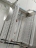朝暮之家厨房置物架304不锈钢碗架沥水架碗碟架碗筷收纳盒筷子筒刀架砧板架厨房用品 双层（主架） 不锈钢碗碟架 实拍图
