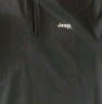 吉普（JEEP）卫衣男秋冬季宽松立领长袖T恤男士重磅潮流衣服男装 黑色 4XL 实拍图