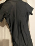 柯帛（KEBO） 韩版黑色泳衣女连体保守温泉短袖小胸遮肚显瘦游泳衣 黑色 L（建议95-115斤） 晒单实拍图