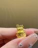 中国珠宝（Sino gem）黄金生日快乐蛋糕1g纯足金摆件投资金七夕情人节礼物送女友老婆 生日蛋糕约2.2g+品牌礼盒 实拍图