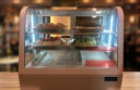 劳特ROTOR蛋糕柜展示柜冷藏柜商用甜品水果面包熟食保鲜柜嵌入风冷式冷柜台式四面玻璃冷藏柜 682*450*675mm白色弧形玻璃 实拍图