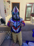 蓝贝妮童装赛罗奥特曼衣服秋冬季男童套装儿童冬装加绒蜘蛛侠小男孩服装 迪迦加绒 130 码建议身高120CM 实拍图