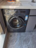 TCL10KG巴氏除菌L130全自动变频滚筒洗衣机 食用级巴氏除菌 高洗净比1.08 超薄洗衣机G100L130-B  实拍图