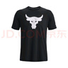 安德玛（UNDERARMOUR）UA春夏Project Rock强森男子运动休闲短袖T恤1361733 黑色003 2XL 实拍图