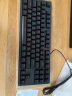 达尔优（dareu）DK100 机械键盘 有线键盘 游戏键盘 87键 无光 双色注塑 电脑键盘 黑色茶轴 实拍图