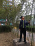 罗蒙儿童裤子男童女童2025春款休闲校园服直筒裤 卡其色松紧长裤 110 实拍图