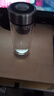 清水（SHIMIZU） 双层玻璃杯茶水分离防烫办公车载水杯带滤网泡茶杯子可定制8021 钢本色 320ml 实拍图