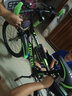 YITONG儿童山地车自行车变速车20寸学生车6-18岁男女小孩单车脚踏车 绿色变速+后货架+豪华大礼包 绿色 22寸（适合身高135—160CM） 实拍图