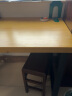柔润（Rou Run） 柔润实木电脑桌台式家用北欧实木书桌卧室写字桌办公工作台桌子 120*60*75桌面实标4.8cm厚 实拍图