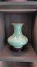 九藏尊品景德镇陶瓷器仿古花瓶影青釉官窑裂纹客厅家居装饰工艺品摆件 青瓷冰片扁肚瓶（高22㎝宽20㎝） 实拍图