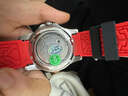 马克华菲（MARK FAIRWHALE）手表男士机械表全自动赛车系列双面镂空国表飞轮夜光防水潮流男表 银壳红面胶带款 实拍图