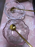 TENGTOO 甜品碗沙拉碗水果碗玻璃碗酸奶燕窝冰淇淋冰激凌雪糕日式樱花 纯色樱花碗+金樱花勺 实拍图
