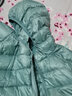 雅鹿轻薄羽绒服女短款连帽秋冬新款90绒轻便外套ap 浅绿色 185/4XL 实拍图
