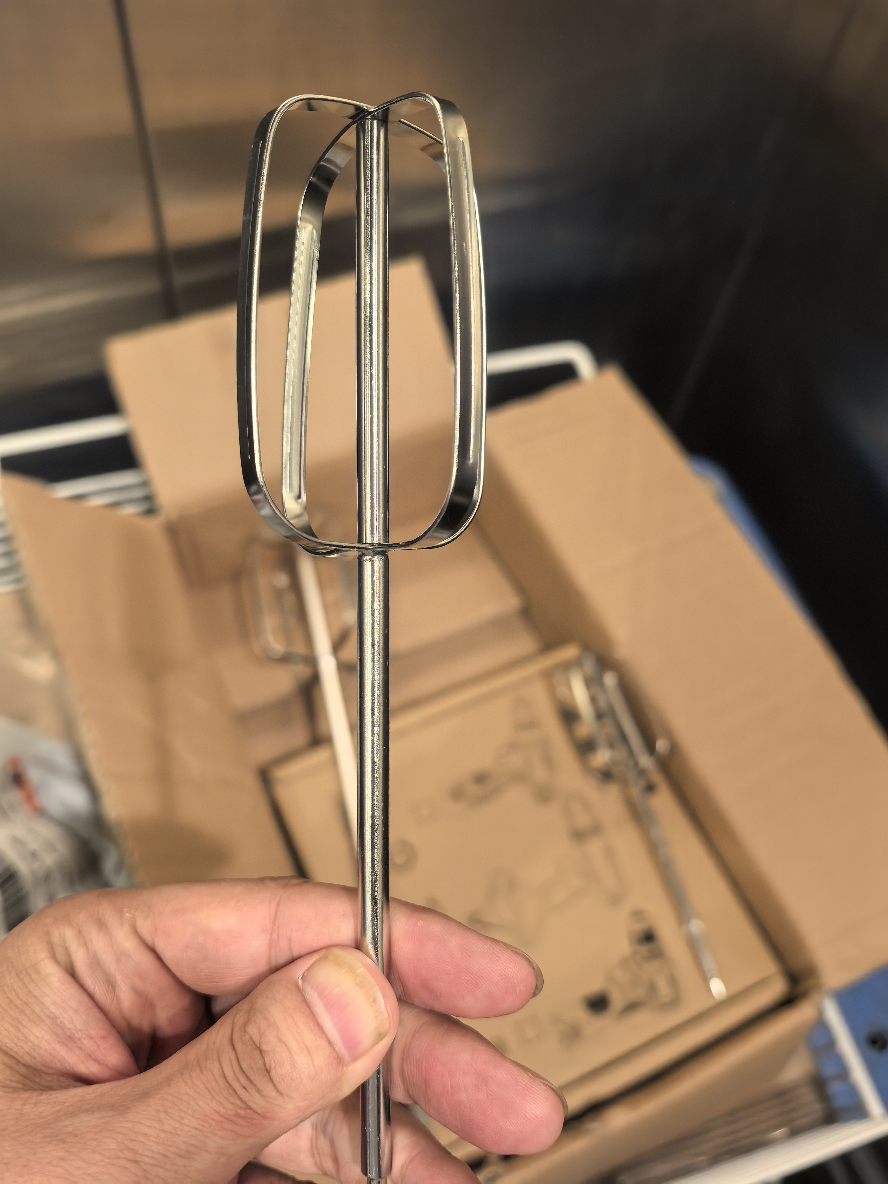 奥朗达（AULDA）打蛋器电动商用和面糊麻酱肉馅机鱼饵料涂料手持充电式电钻加长杆不锈钢搅拌器搅拌棒 19cm不锈钢四片棒x2 实拍图