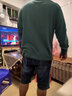 皮尔卡丹（pierre cardin）男装长袖t恤男士2024翻领宽松中年男装POLO 衫上衣服 A88绿色【高品质款】 3XL 【建议170-190斤】 实拍图