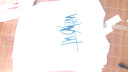 红粉宣言夏季新款高含棉宽松短袖t恤女上衣体恤衫 白色 XL(140-155斤) 实拍图