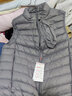 鸭鸭冬装羽绒马甲男轻薄款修身短款保暖运动冬季防寒外套KX 浅灰色 2XL /185 实拍图