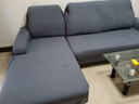 帕布（pabu）沙发套罩全包加厚玉米粒沙发套子全罩布艺皮沙发通用防滑保护罩 深灰 三人（适用190-230cm长度）单件 实拍图