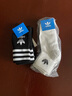 阿迪达斯（adidas） 男袜女袜 26春新款毛巾底跑步休闲时尚休闲袜子透气三双装中性袜 黑白灰/三双装【热销款】 【M】主推鞋码:39-42 实拍图