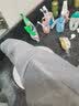 雅鹿美式高街嘻哈印花连帽卫衣男女秋冬长袖T恤复古潮牌宽松情侣外套 X803黑色 M 实拍图