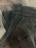 罗蒙（ROMON）冰丝休闲裤男士春夏季中青年弹力直筒松紧裤抽绳百搭凉感西装裤男 601H灰色 3XL (190) (适合170-190斤) 实拍图