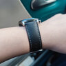 华为手表表带适用于watch3/GT/GT2/Pro真皮运动氟橡胶表带男女款时尚商务穿戴配件 华为表带 真皮双色款曜石黑 22mm口径）简装 watch3/GT/GT2/Pro 实拍图