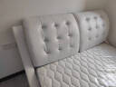 中派床 现代简约真皮床双人主卧室家具实木婚床 高箱床+四星级5D乳胶床垫 实拍图